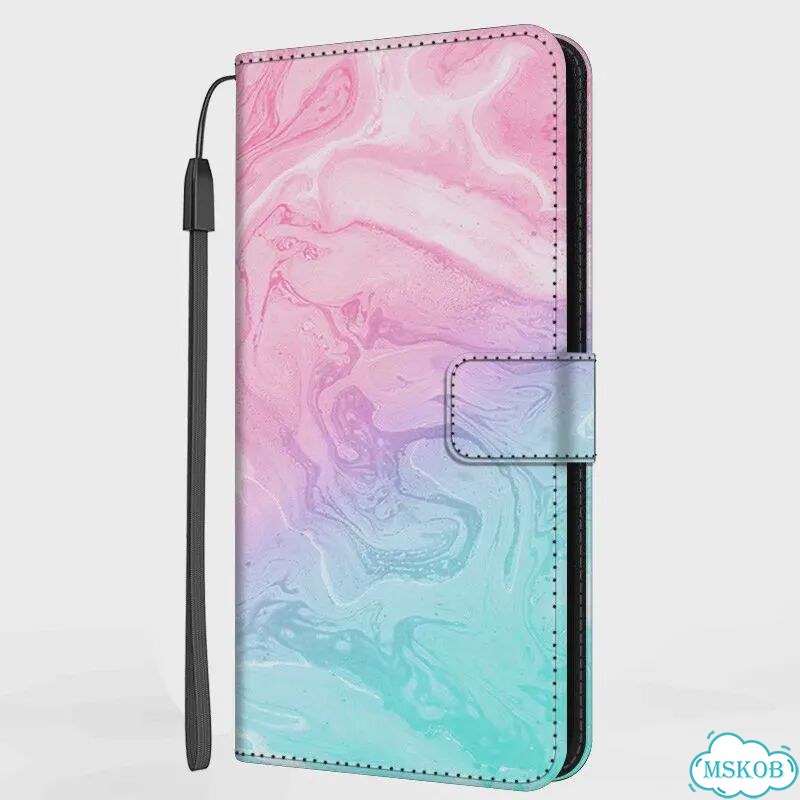 Кожаный чехол для Vivo V21 5G X60 Pro Y11 1906 1904 1902 Y52S Y19 Y17 V19 V9 Y85, чехол-книжка с под фото 6