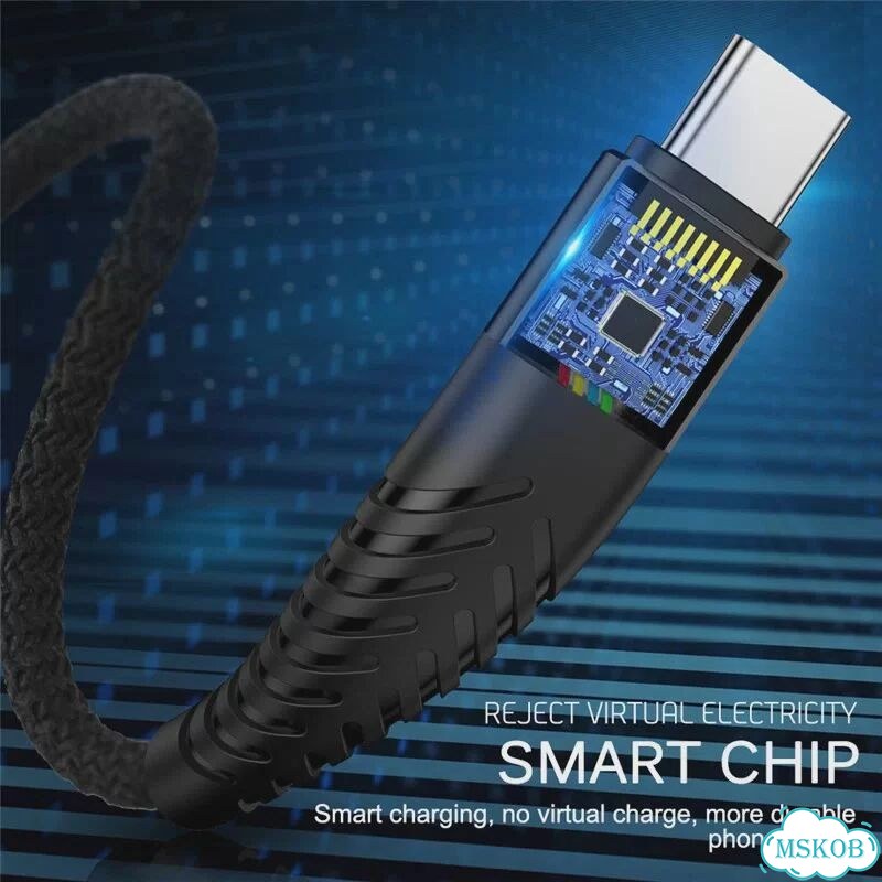 Красный кабель USB Type-C, 3 м фото 3