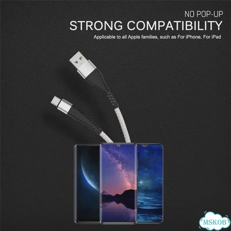 Красный кабель USB Type-C, 3 м фото 4