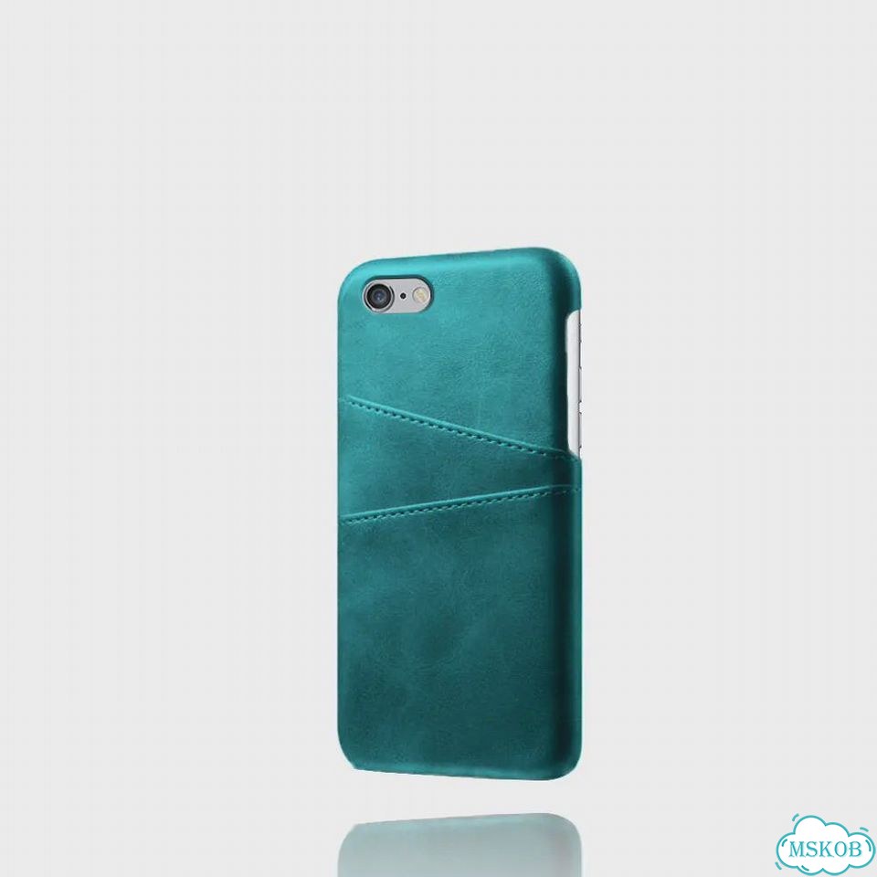 Чехол для iPhone 5/5s/SE темно-синий с держателем карт фото 5