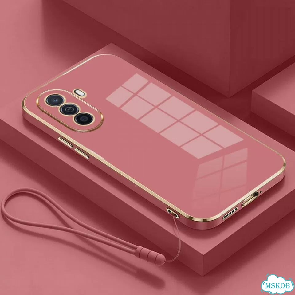 Розовый чехол Huawei nova Y71/Y70 Plus, gs6D red фото 1