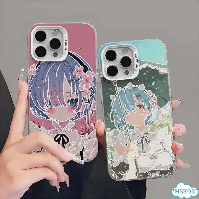 Чехол для iPhone 15 Pro Max с аниме Rem фото 6