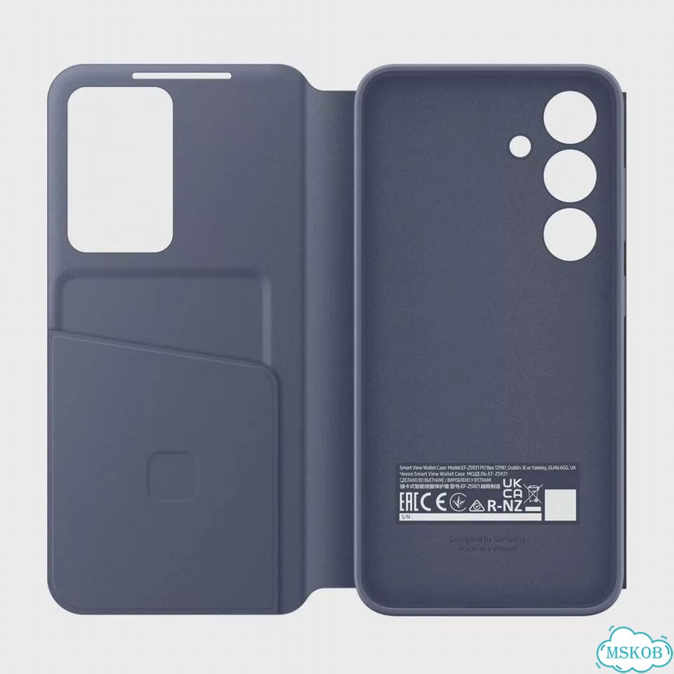 Оригинальный чехол для смартфона SMART View Wallet для Samsung S24 S24+ Для Галактики S24+, White фото 4
