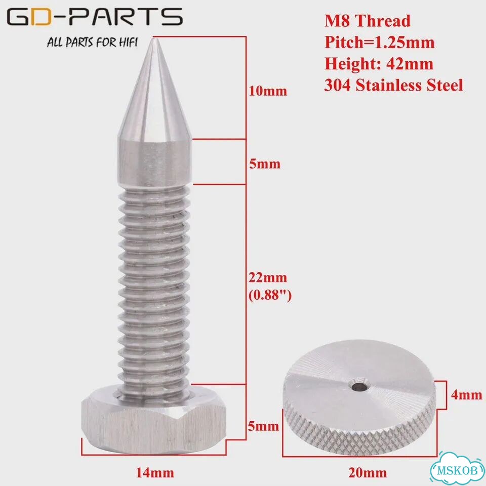 Стойка для динамика GD-parts M10, нержавеющая сталь фото 4