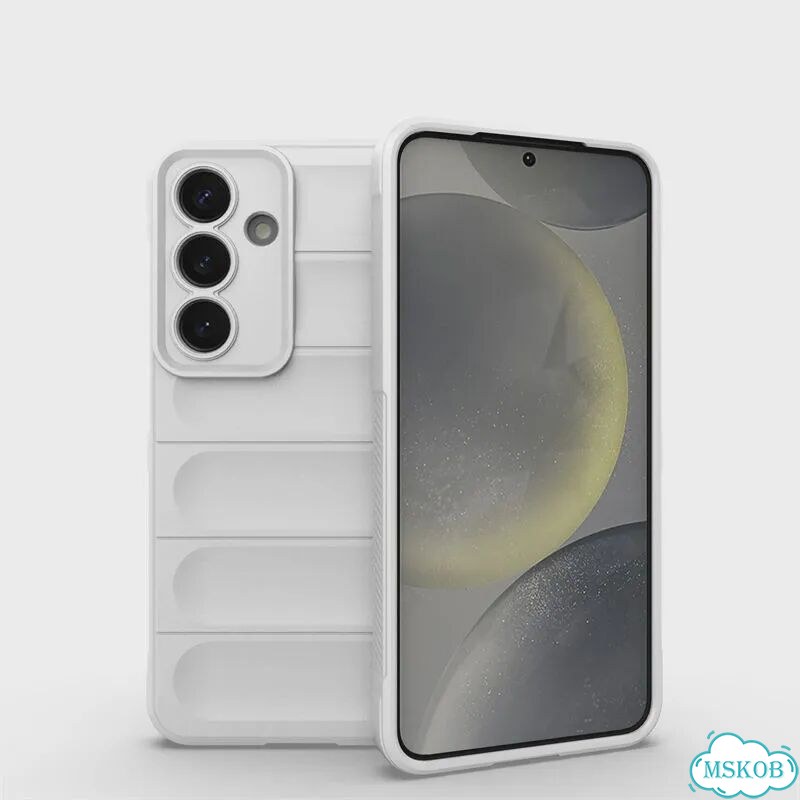 Противоударный чехол для телефона Samsung Galaxy S25, Белый, For Samsung S25Ultra, White фото 1
