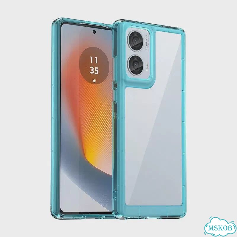 Чехол для Motorola Edge 50 Fusion, чехол для Motorola Edge 50 Fusion, 6,7 дюймов, Синий, Озеро синее фото 1