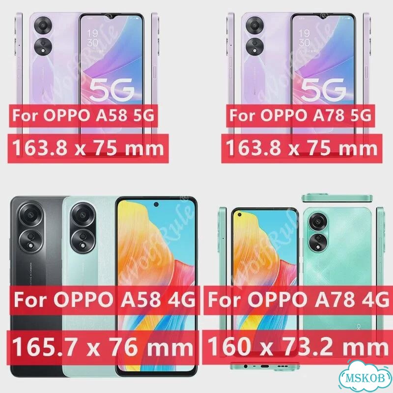 Чехол LightBlue для oppo A58 4G, противоударный фото 7