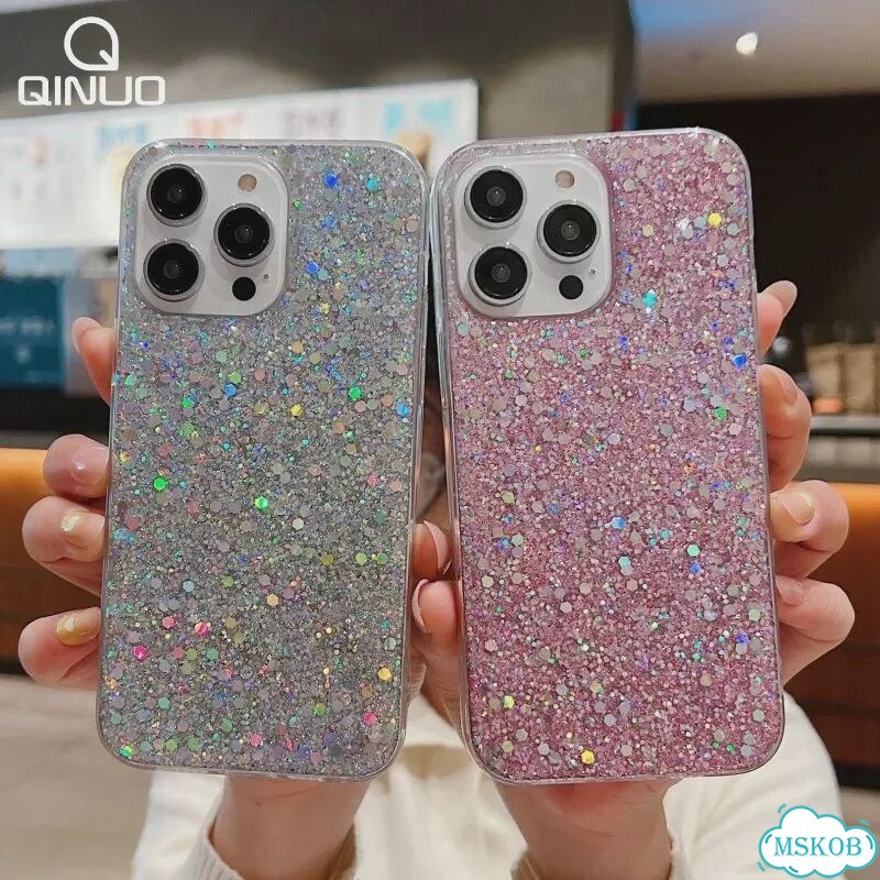 Блестящий чехол для телефона iPhone 15, 14 Plus, 13, 12, 11 Pro Серебряный, Silver, For iPhone 15 фото 2