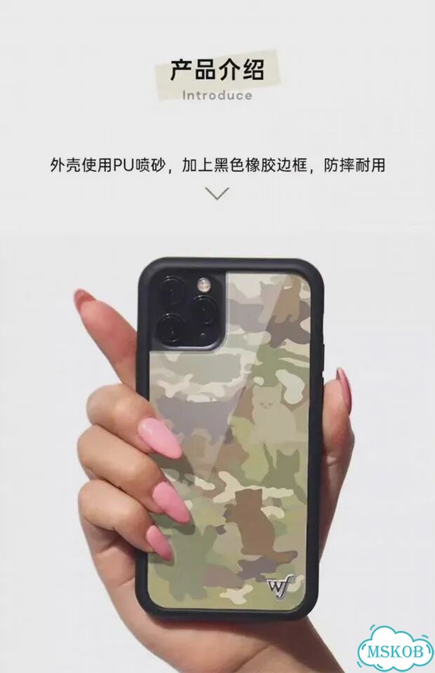 Чехол Wildflower Camo для iPhone 15 Pro фото 3