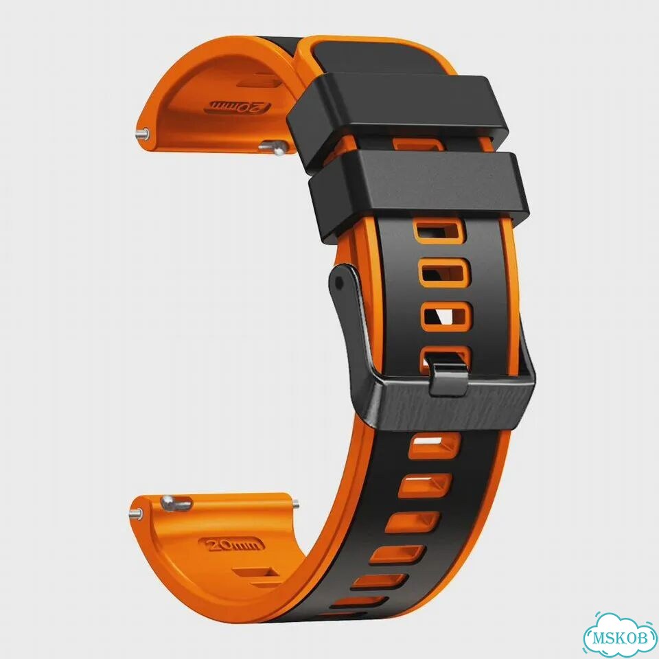 Оранжевый ремешок Huawei Watch GT4 46 мм Black orange фото 1