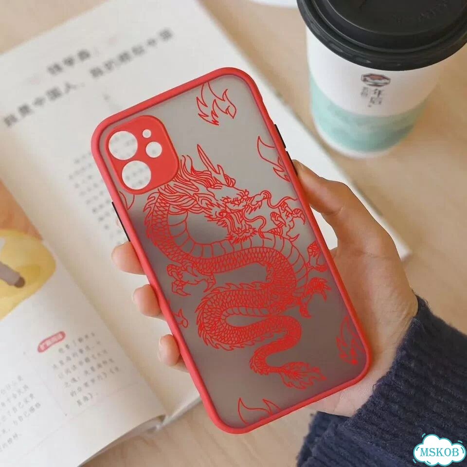 Модный чехол для телефона с фиолетовым драконом и животными для iPhone 11 12 13 Pro MAX XS X XR SE3 фото 4