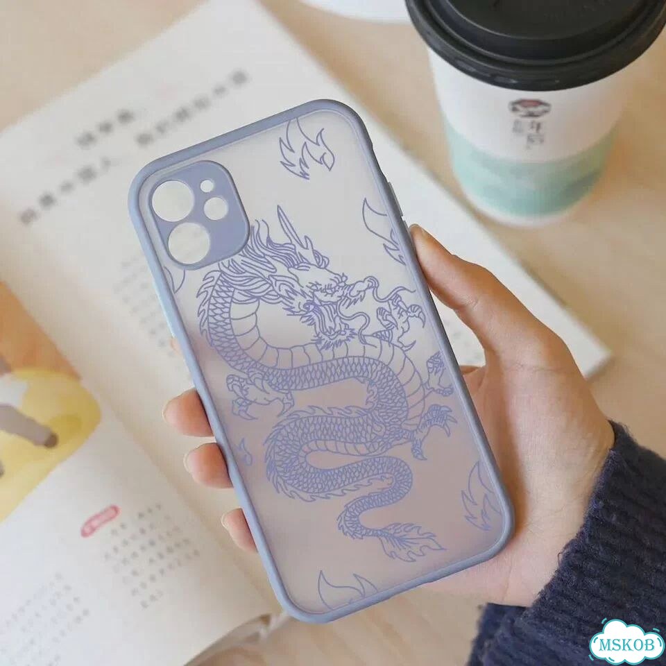 Модный чехол для телефона с фиолетовым драконом и животными для iPhone 11 12 13 Pro MAX XS X XR SE3 фото 5