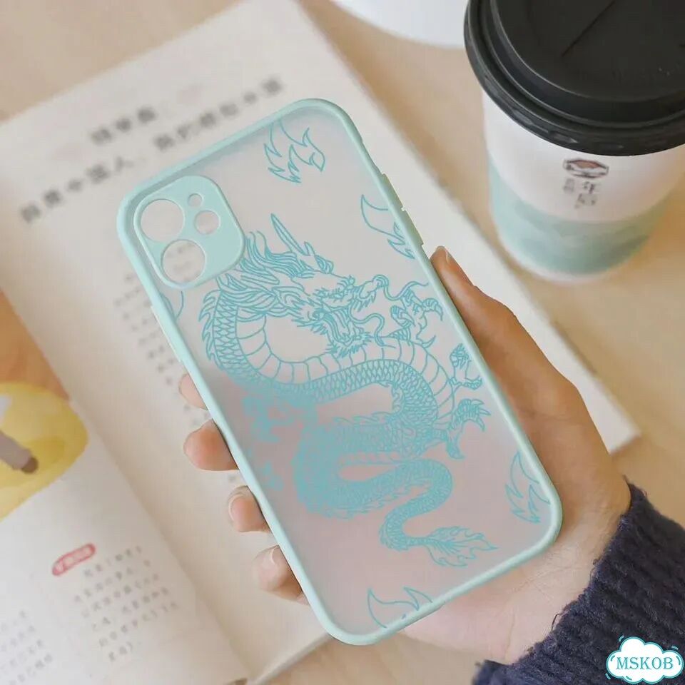 Модный чехол для телефона с фиолетовым драконом и животными для iPhone 11 12 13 Pro MAX XS X XR SE3 фото 7