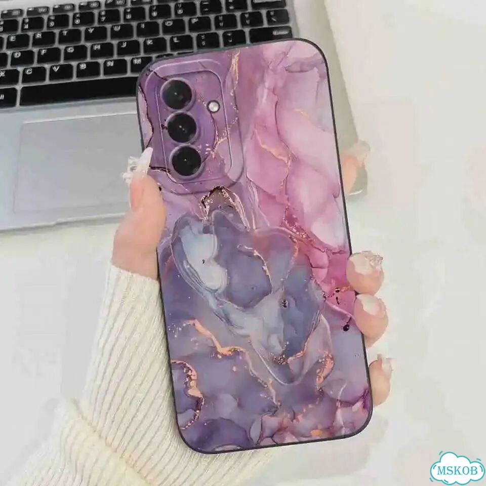 Для Samsung Galaxy A36 5G 2025 Чехол Luxury Flower Love Мягкая силиконовая задняя крышка для Samsung фото 4