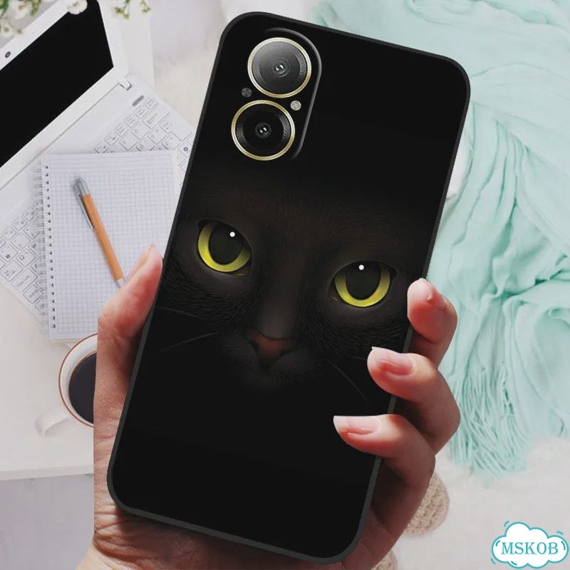 Для Realme C67 4G Чехол RMX3890 Популярный чехол с цветочной росписью Силиконовый чехол для 45 фото 7