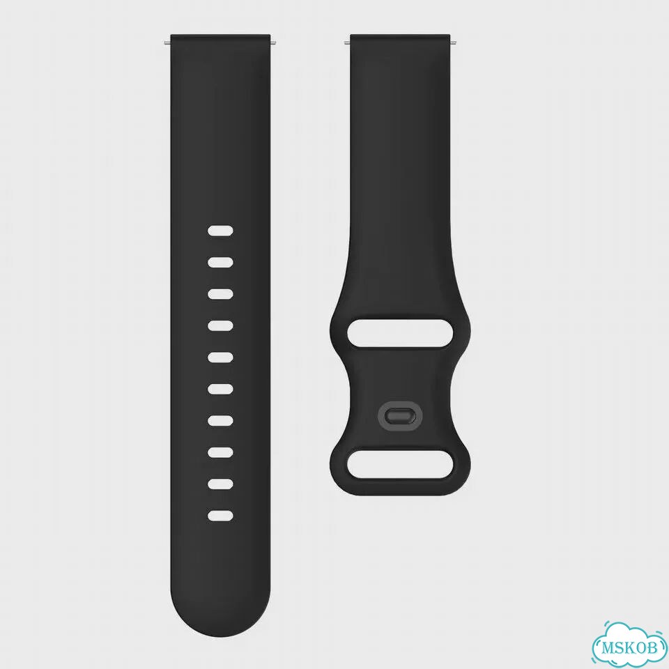 Чехол и ремешок Blitzcat для Amazfit GTS 4/3/2e/Mini/Bip U Pro, черный фото 4