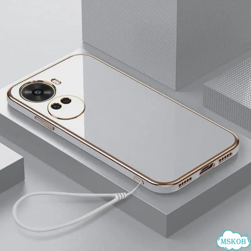 Чехол Huawei nova 12 SE, белый gs6D, роскошный фото 1