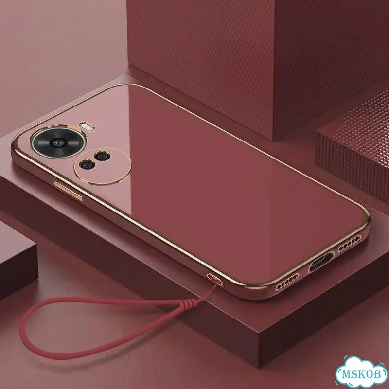 Чехол Huawei nova 12 SE, белый gs6D, роскошный фото 4