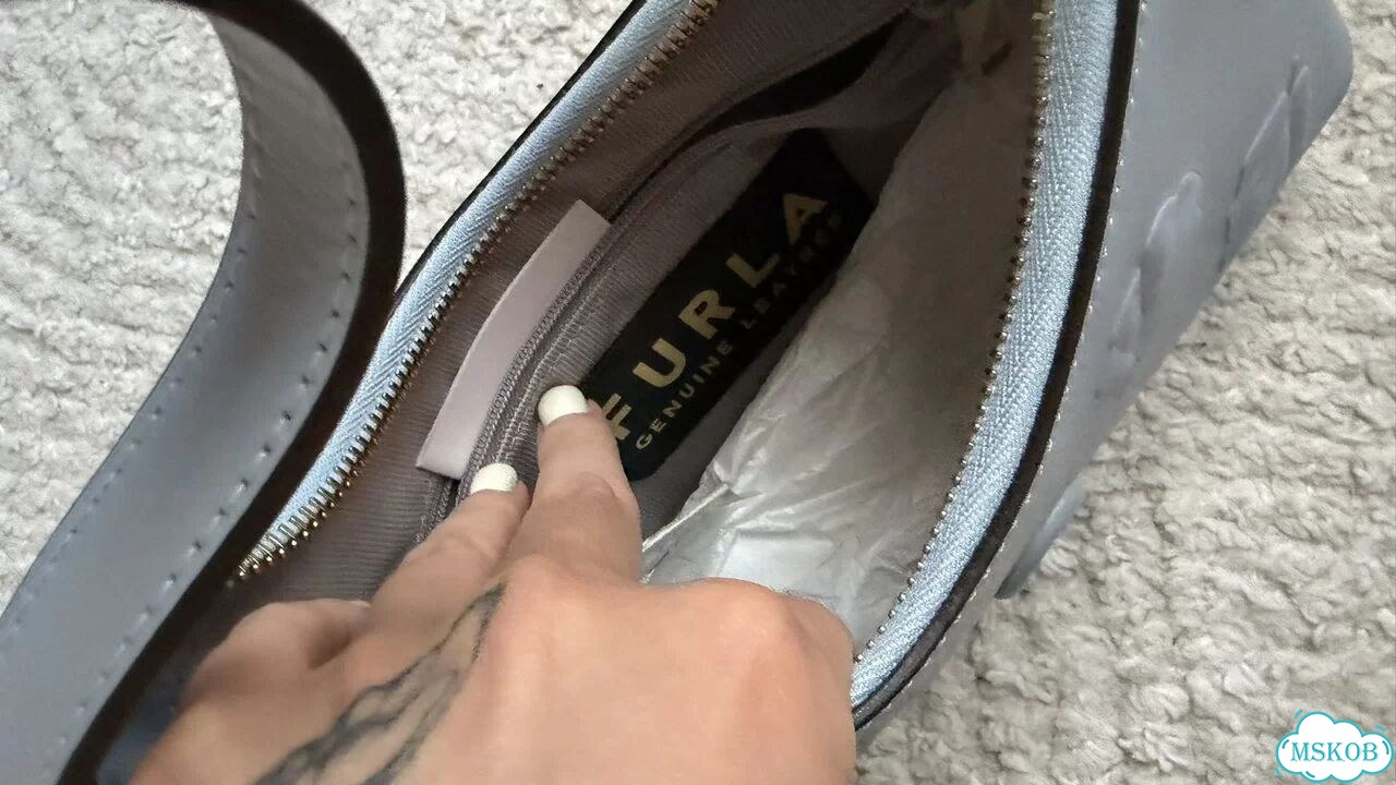 Кожаная сумка Furla оригинал фото 6