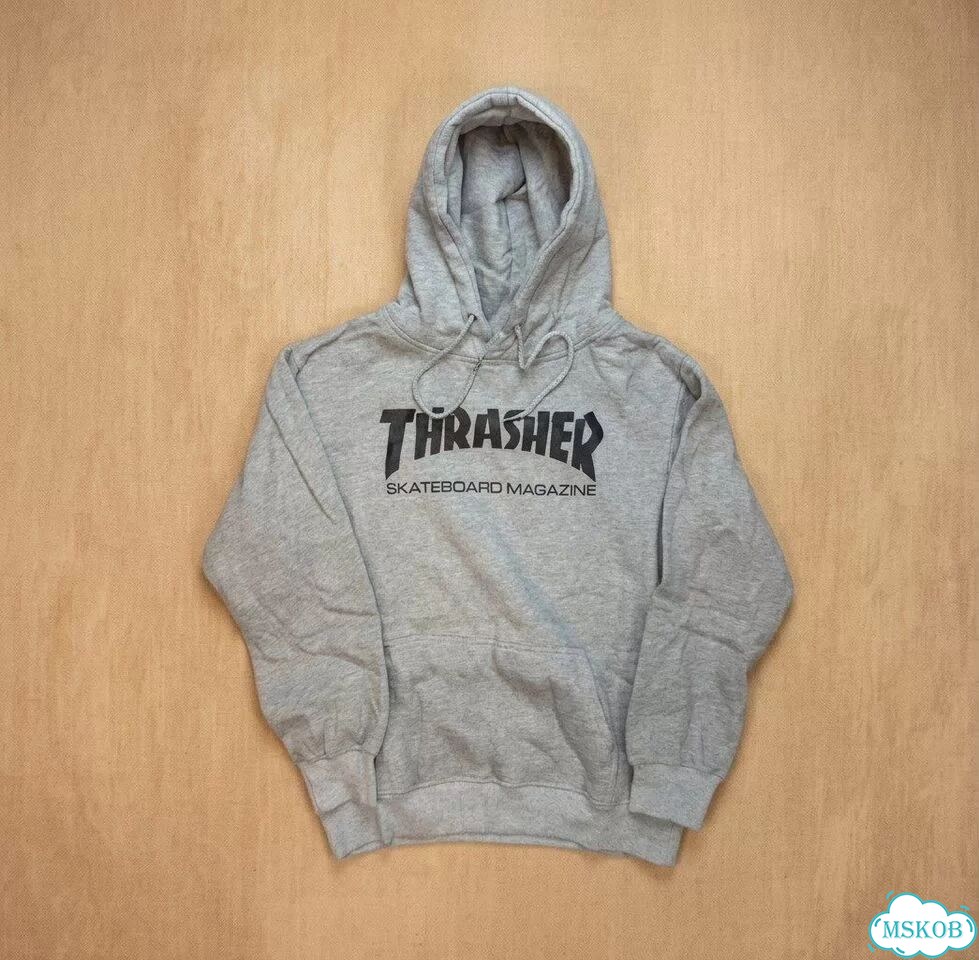 Худи Thrasher серое фото 1