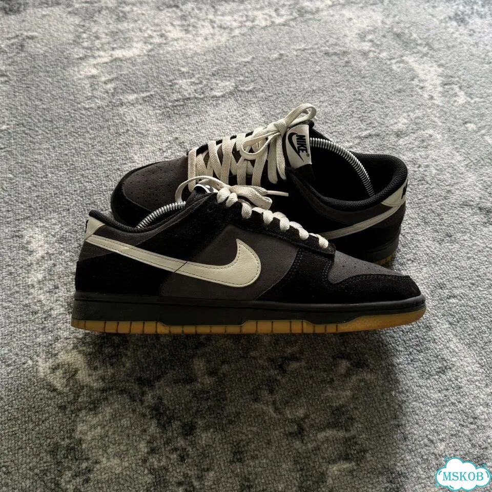 Nike SB Dunk Low SE Black Anthracite Gum фото 1