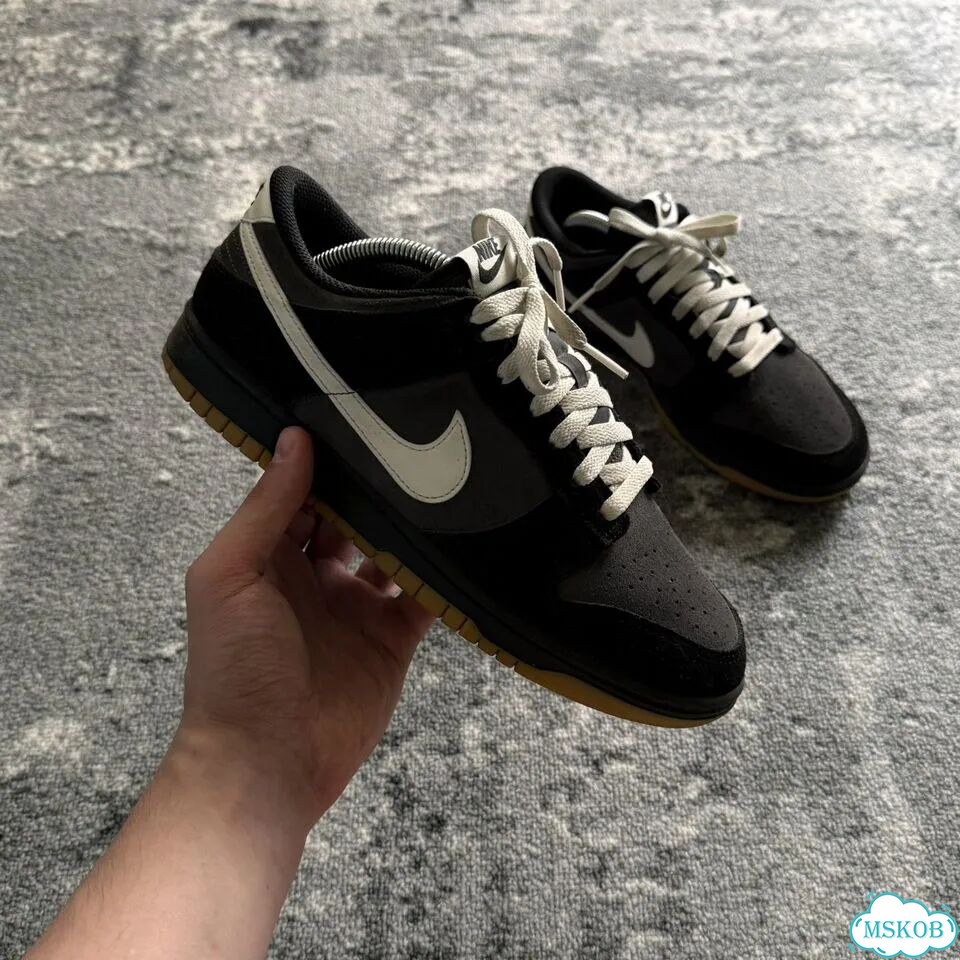 Nike SB Dunk Low SE Black Anthracite Gum фото 2
