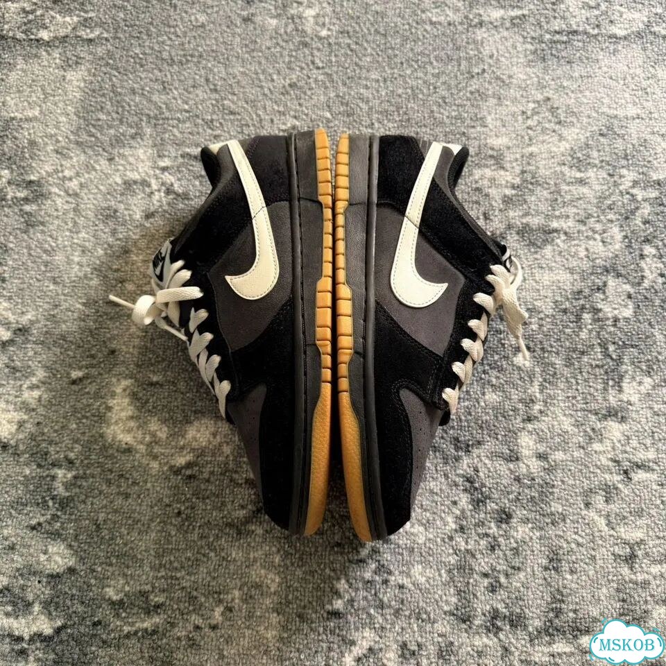 Nike SB Dunk Low SE Black Anthracite Gum фото 5
