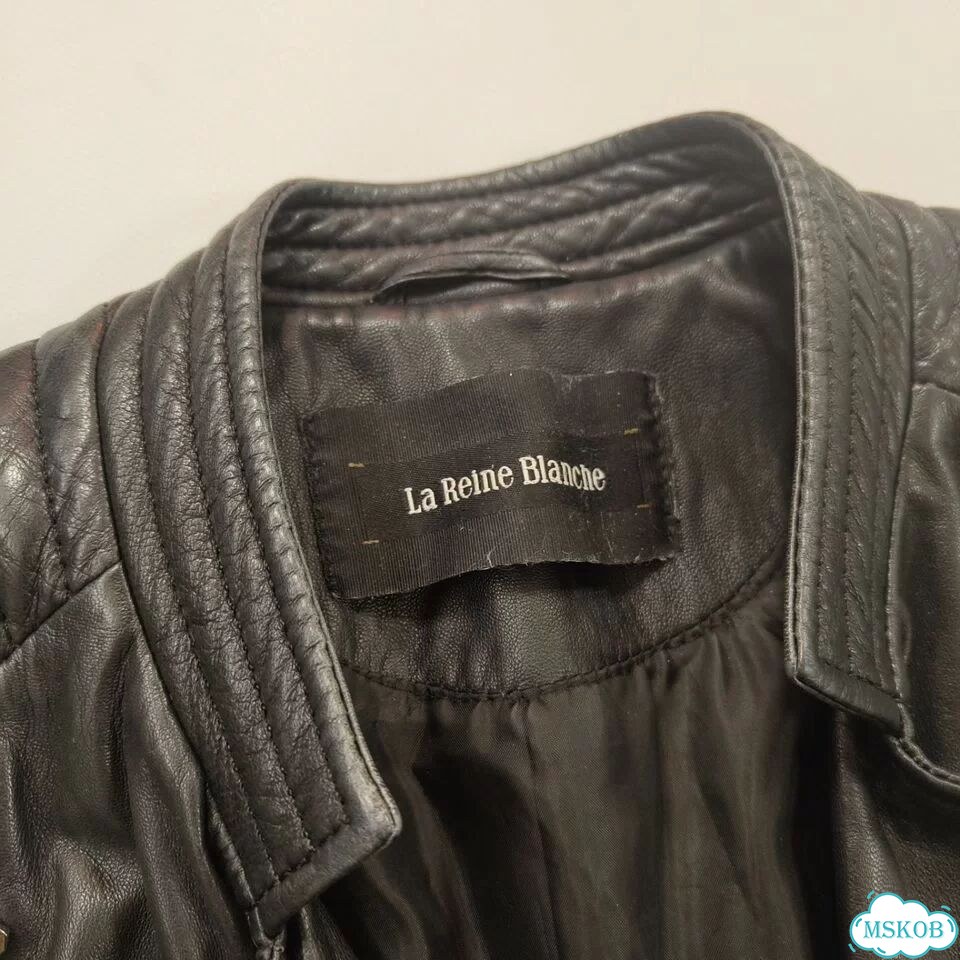 Кожаная куртка La Reine Blanche фото 3