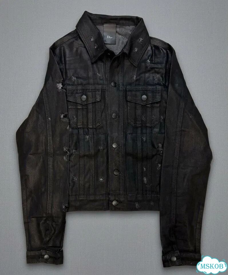 Джинсовка Dior Hedi Silmane Distressed фото 1