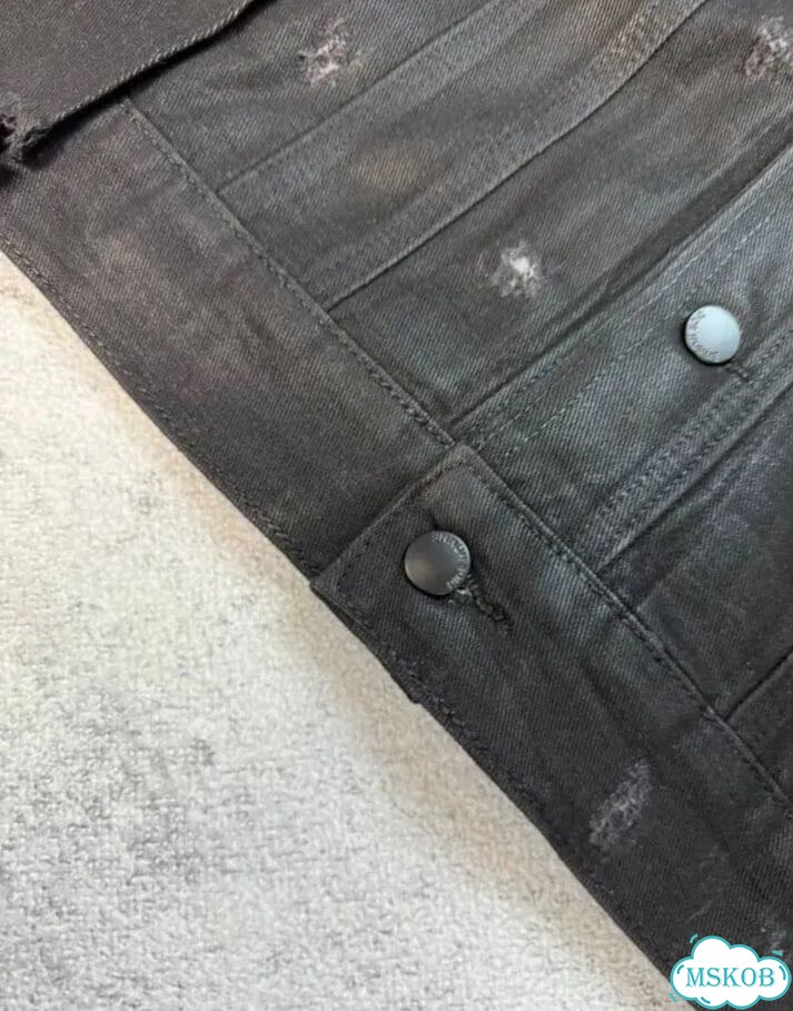 Джинсовка Dior Hedi Silmane Distressed фото 2