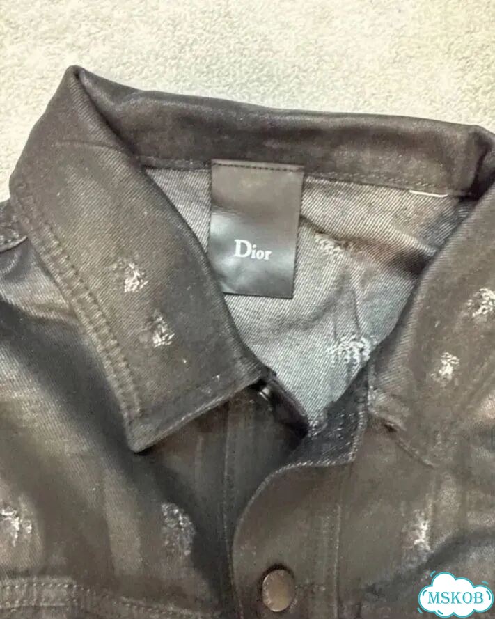 Джинсовка Dior Hedi Silmane Distressed фото 5