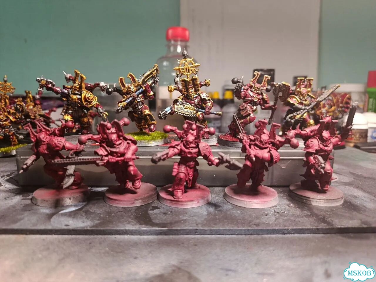 Warhammer 40000 Khorne Berzerkers 20 шт фото 2