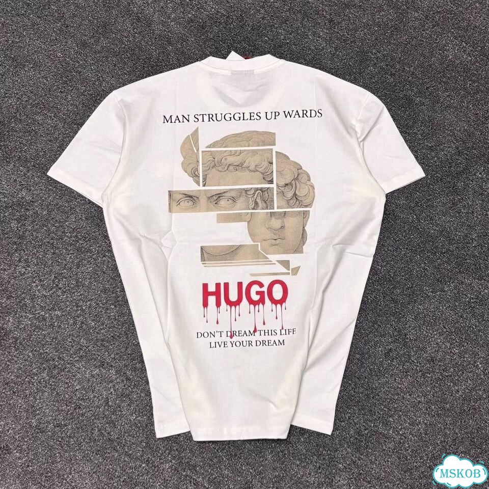 Футболка hugo boss с принтом фото 3