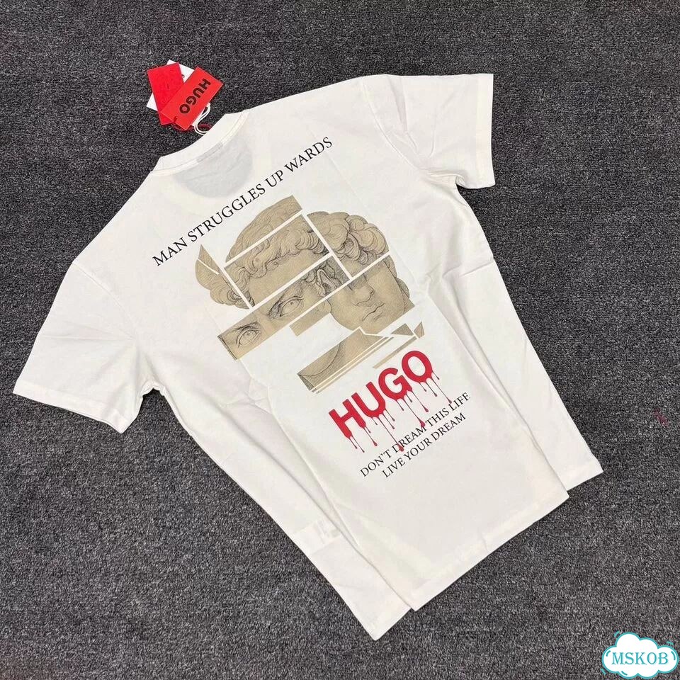 Футболка hugo boss с принтом фото 5
