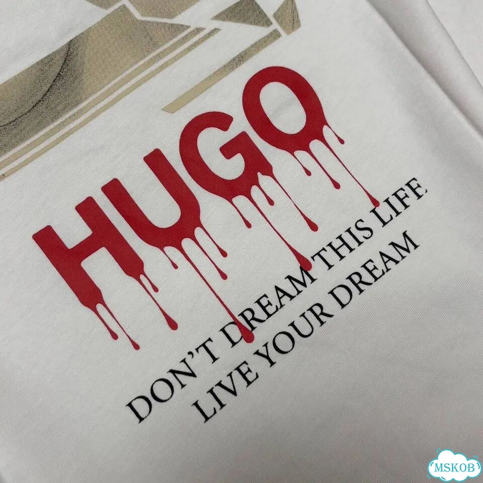 Футболка hugo boss с принтом фото 9
