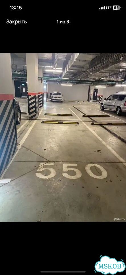 Машиноместо, 14 м² фото 1