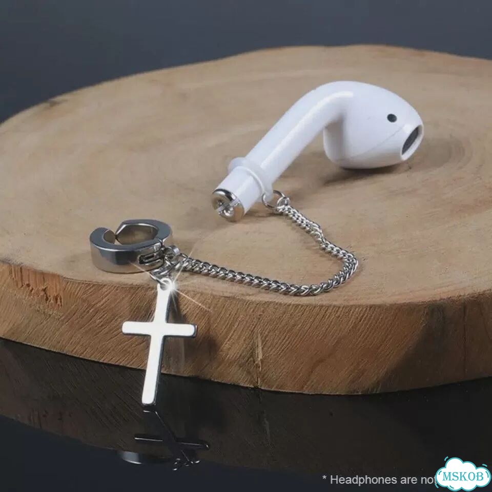Серебряные серьги-цепочки для AirPods, only Earring 1 фото 5