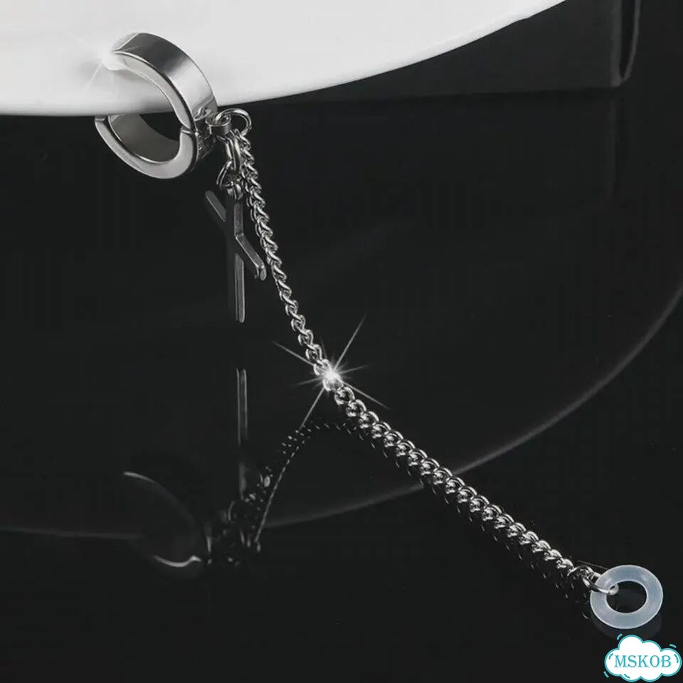 Серебряные серьги-цепочки для AirPods, only Earring 1 фото 6