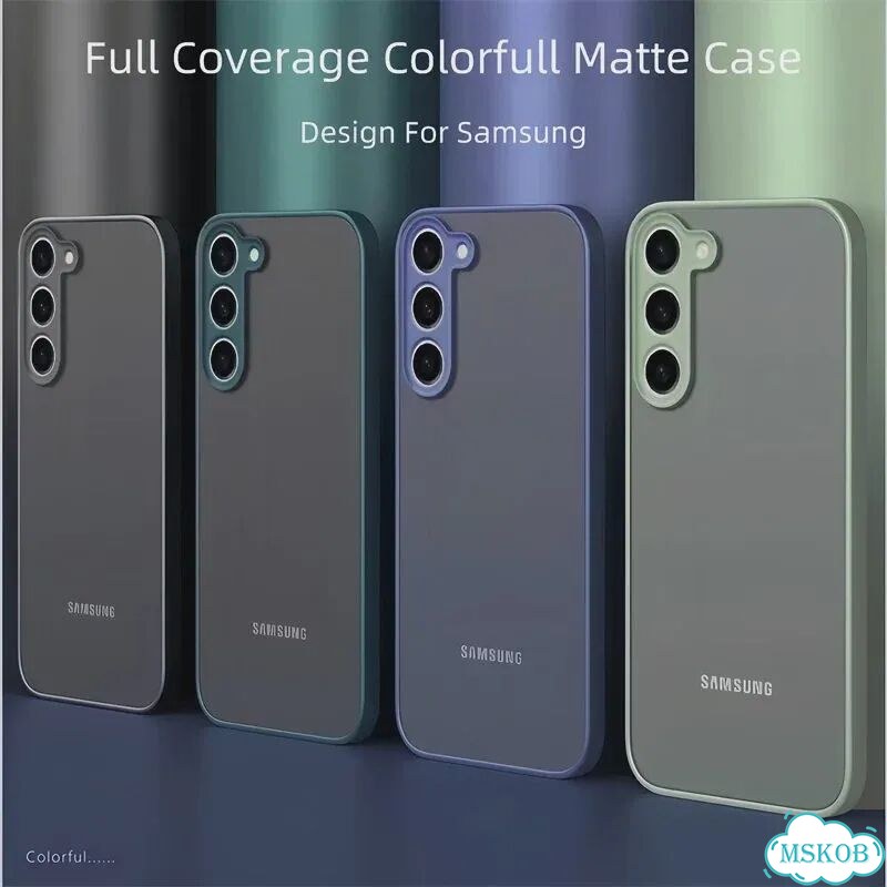 Роскошный прозрачный матовый чехол для Samsung Galaxy S26 S25 Edge S24 Серый, Green, For S25 Plus фото 5