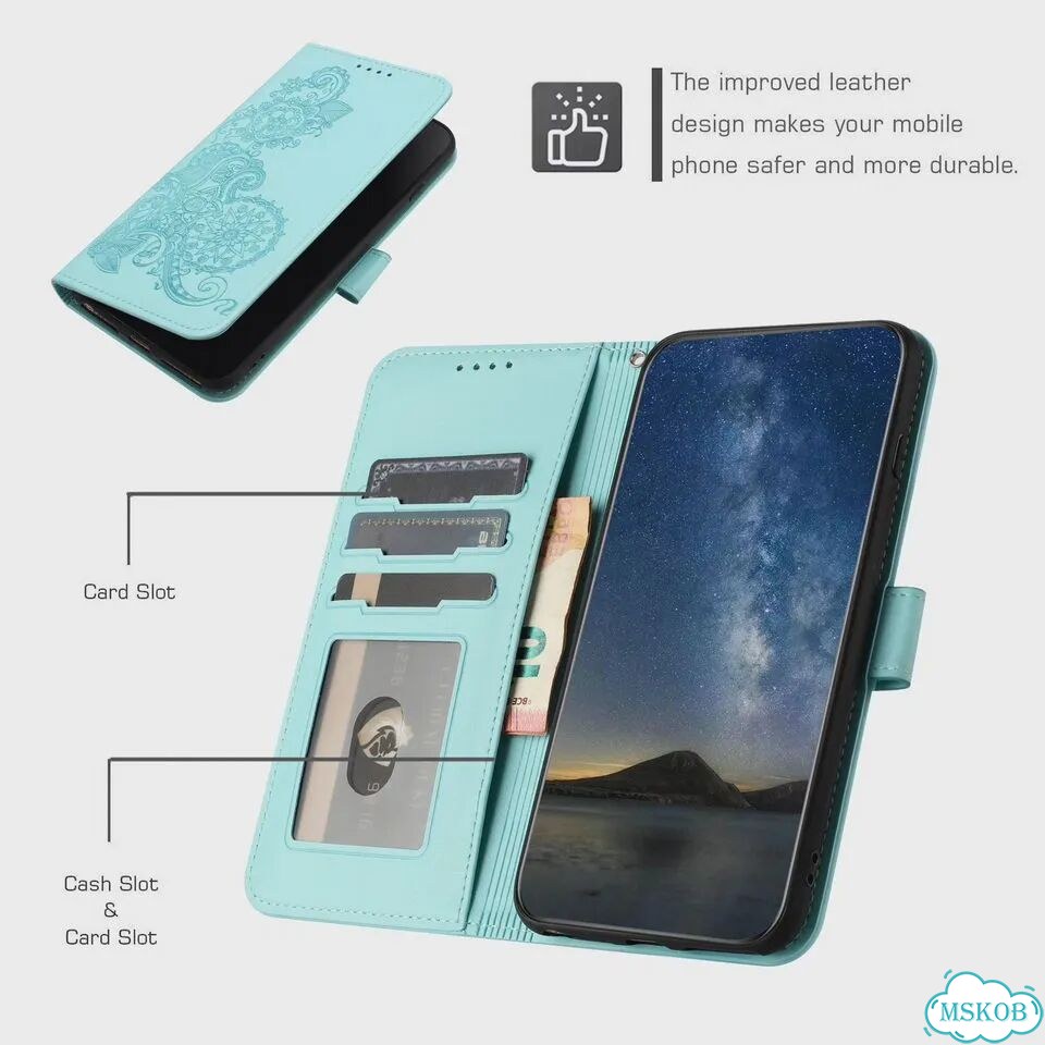 Голубой чехол-книжка для Samsung Galaxy S20 FE фото 5