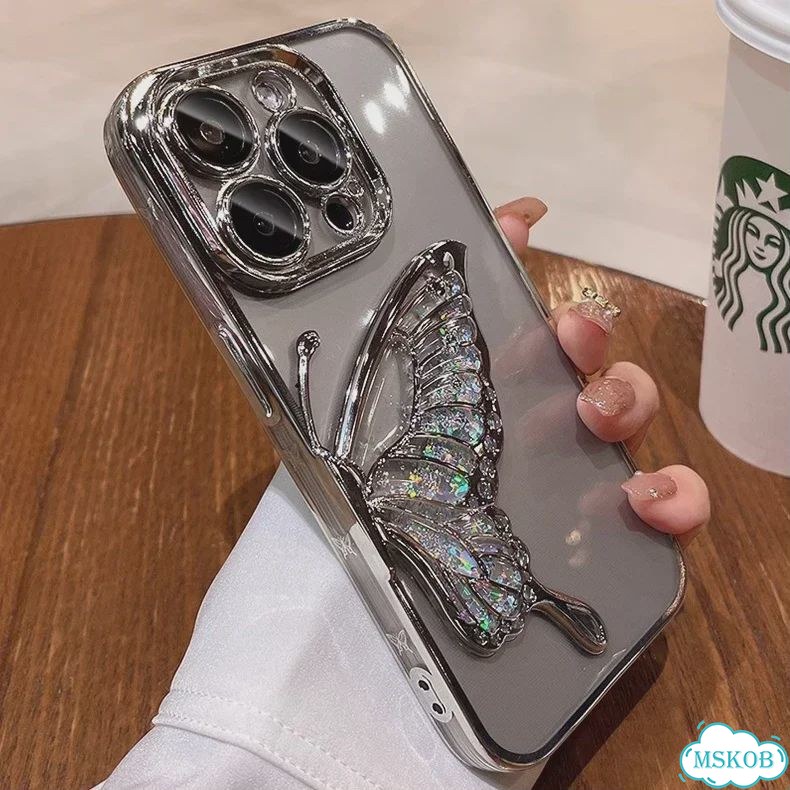 Чехол с мультяшным медведем «Зыбучий песок» для iPhone 16, 15, 14, Silver HD, For iPhone 14 ProMax фото 1