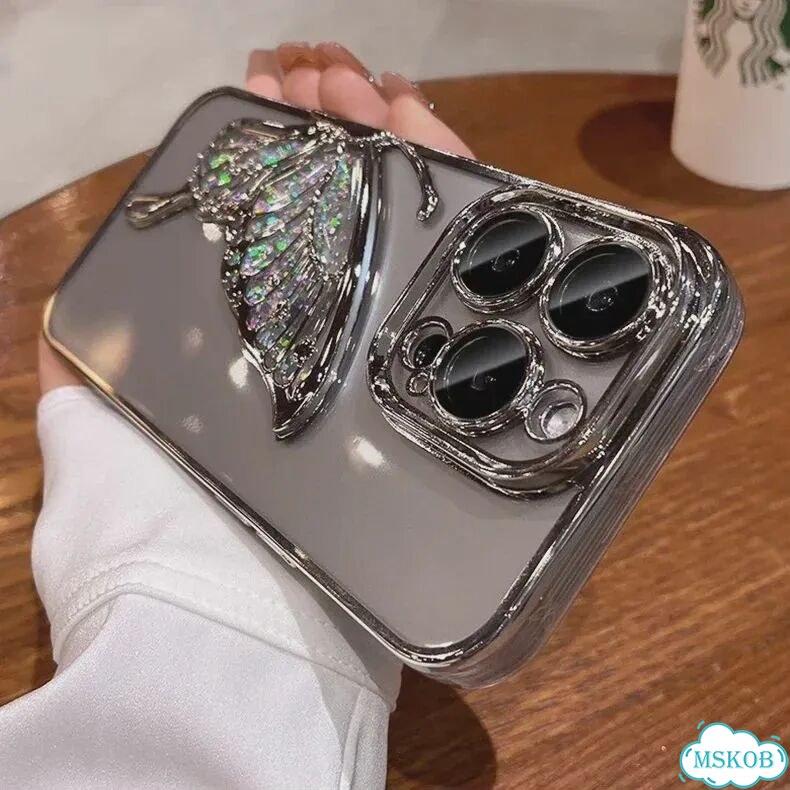 Чехол с мультяшным медведем «Зыбучий песок» для iPhone 16, 15, 14, Silver HD, For iPhone 14 ProMax фото 4