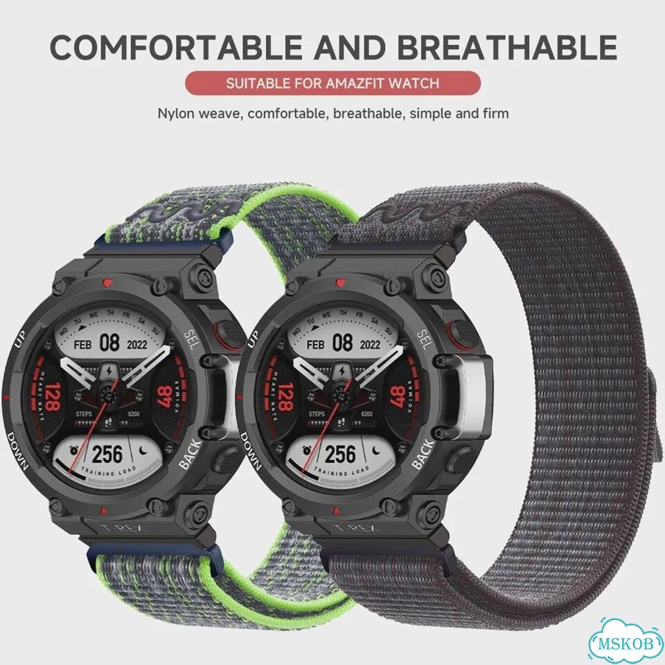 Ремешок Amazfit T-Rex 2 нейлоновый GrO фото 7