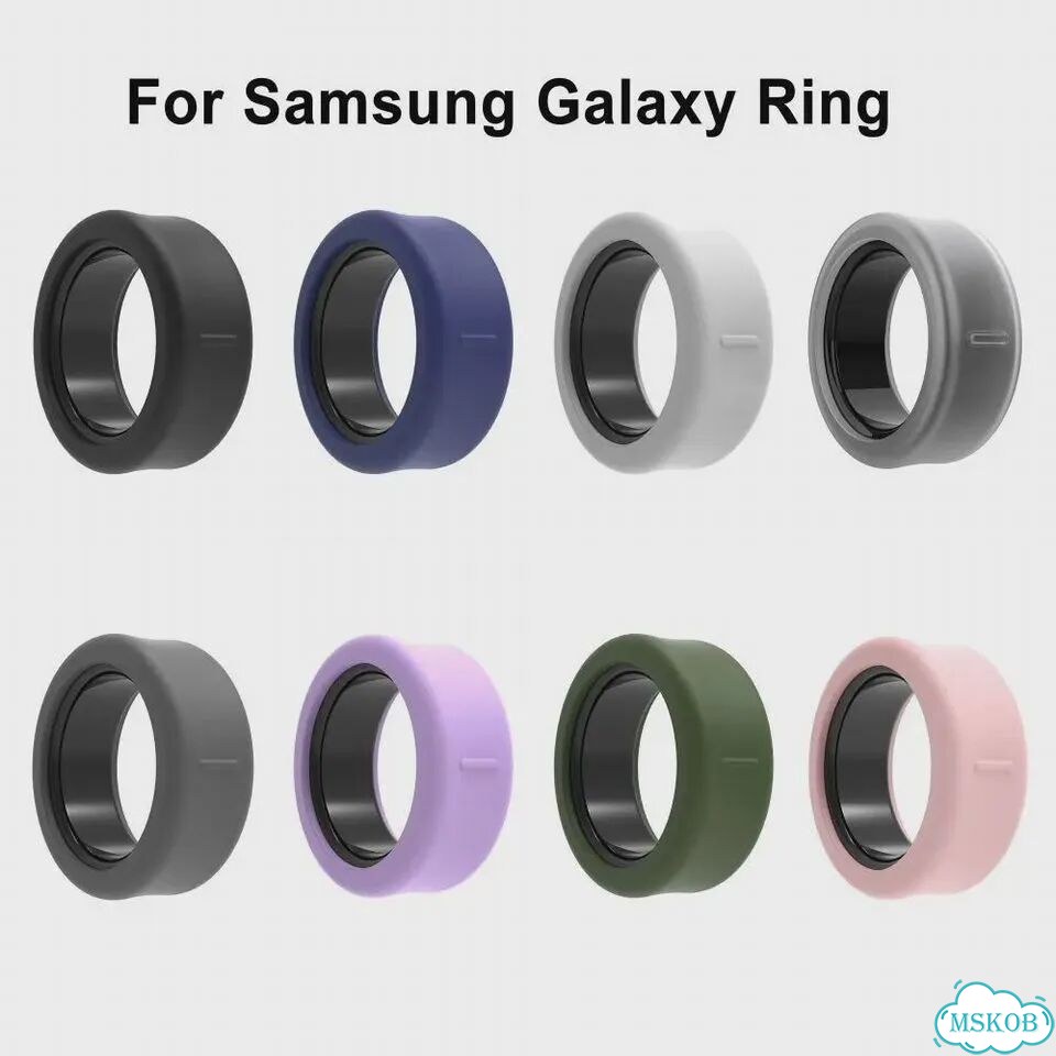 Силиконовый чехол Samsung Galaxy Ring, Черный/Grey фото 2