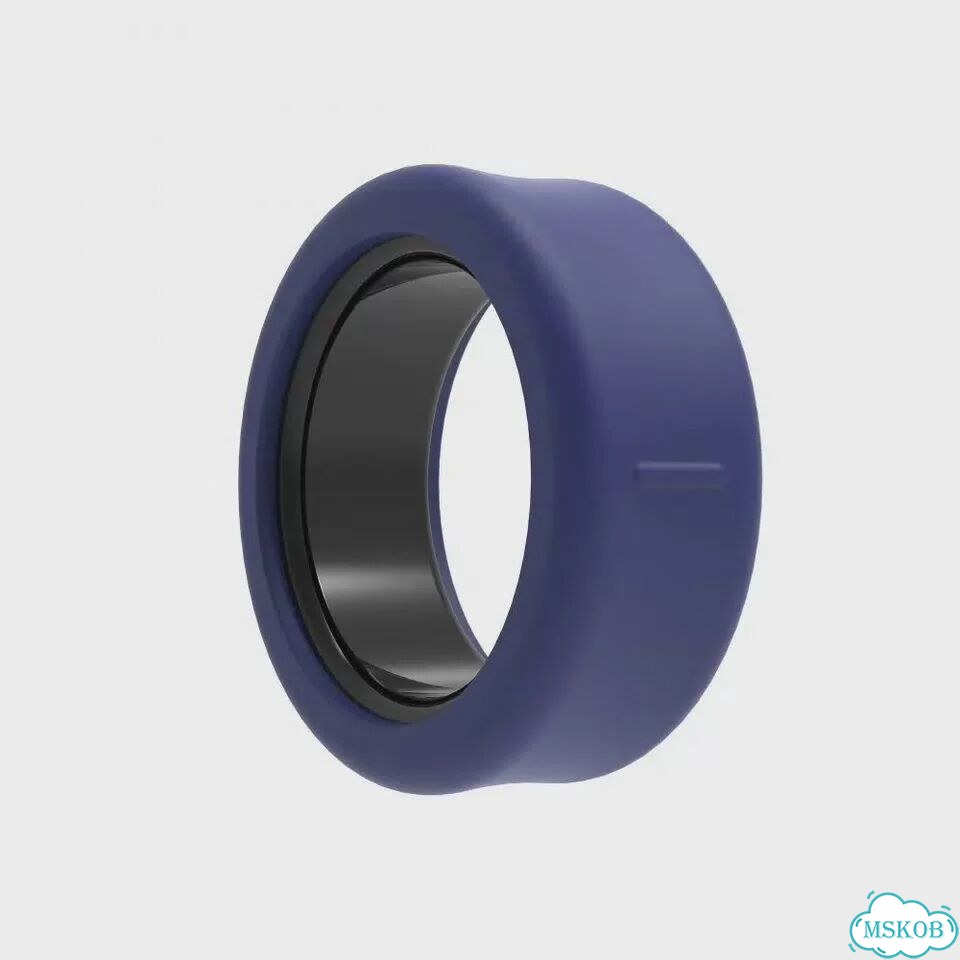 Силиконовый чехол Samsung Galaxy Ring, Черный/Grey фото 3