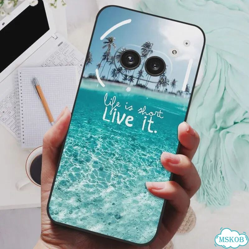 Чехол Nothing Phone 2a фиолетовый, силикон, Color: 19 фото 6