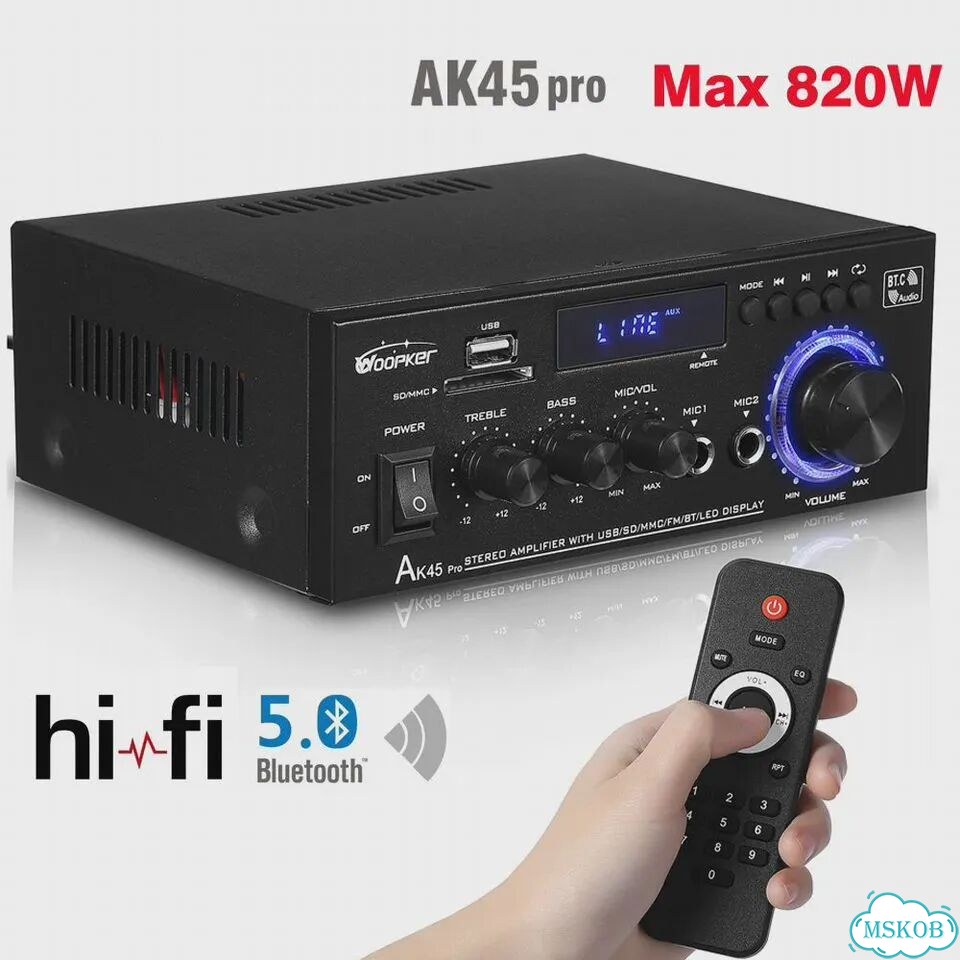 Цифровой усилитель HiFi AK45 PRO фото 2