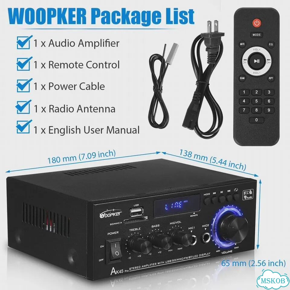 Цифровой усилитель HiFi AK45 PRO фото 6