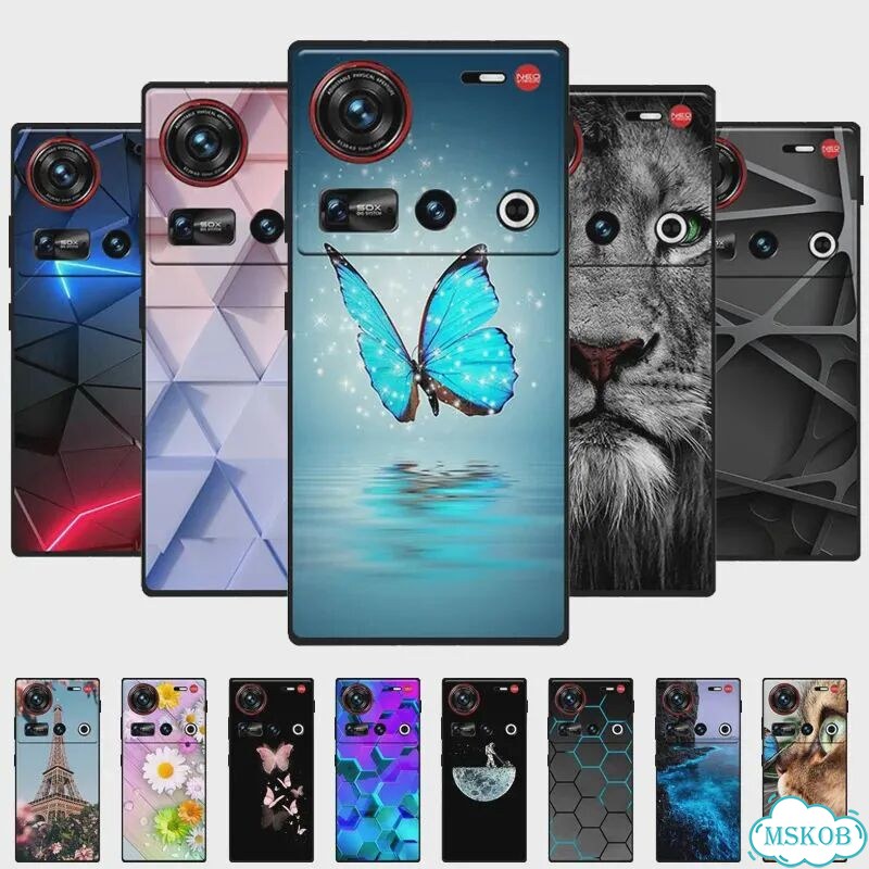 Чехол ZTE Nubia Z70 Ultra 5G, черный, силикон фото 2