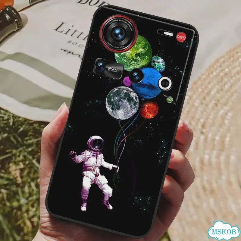 Чехол ZTE Nubia Z70 Ultra 5G, черный, силикон фото 7